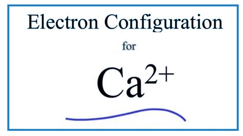 electron configuration of calcium ion|Electron Configuration for Calcium (Ca, Ca2+ ion) .